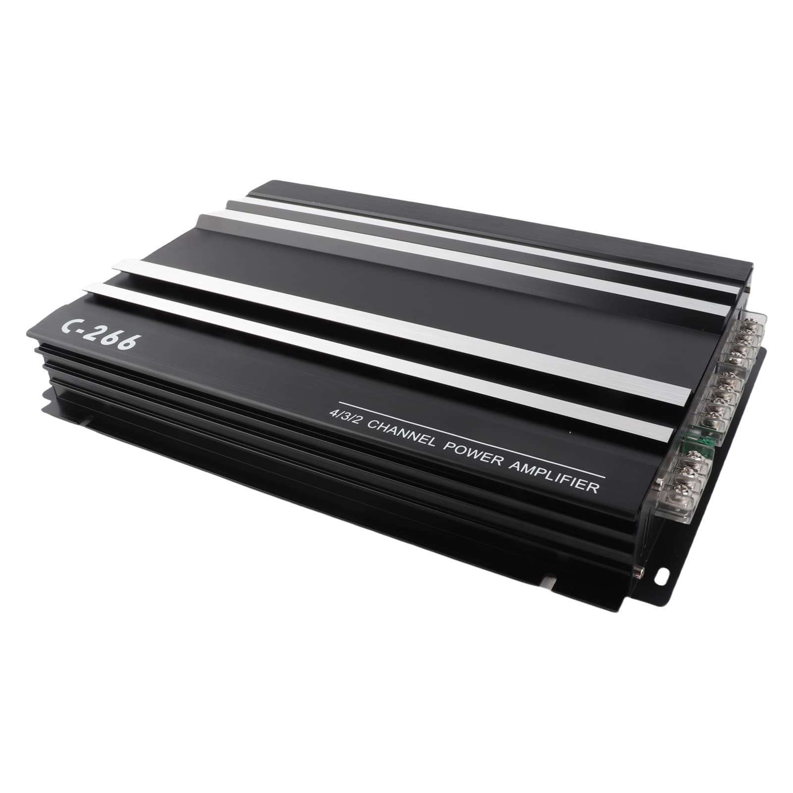 4-Channel 12V Car Audio Amplifier (High Power, Aluminum) 3