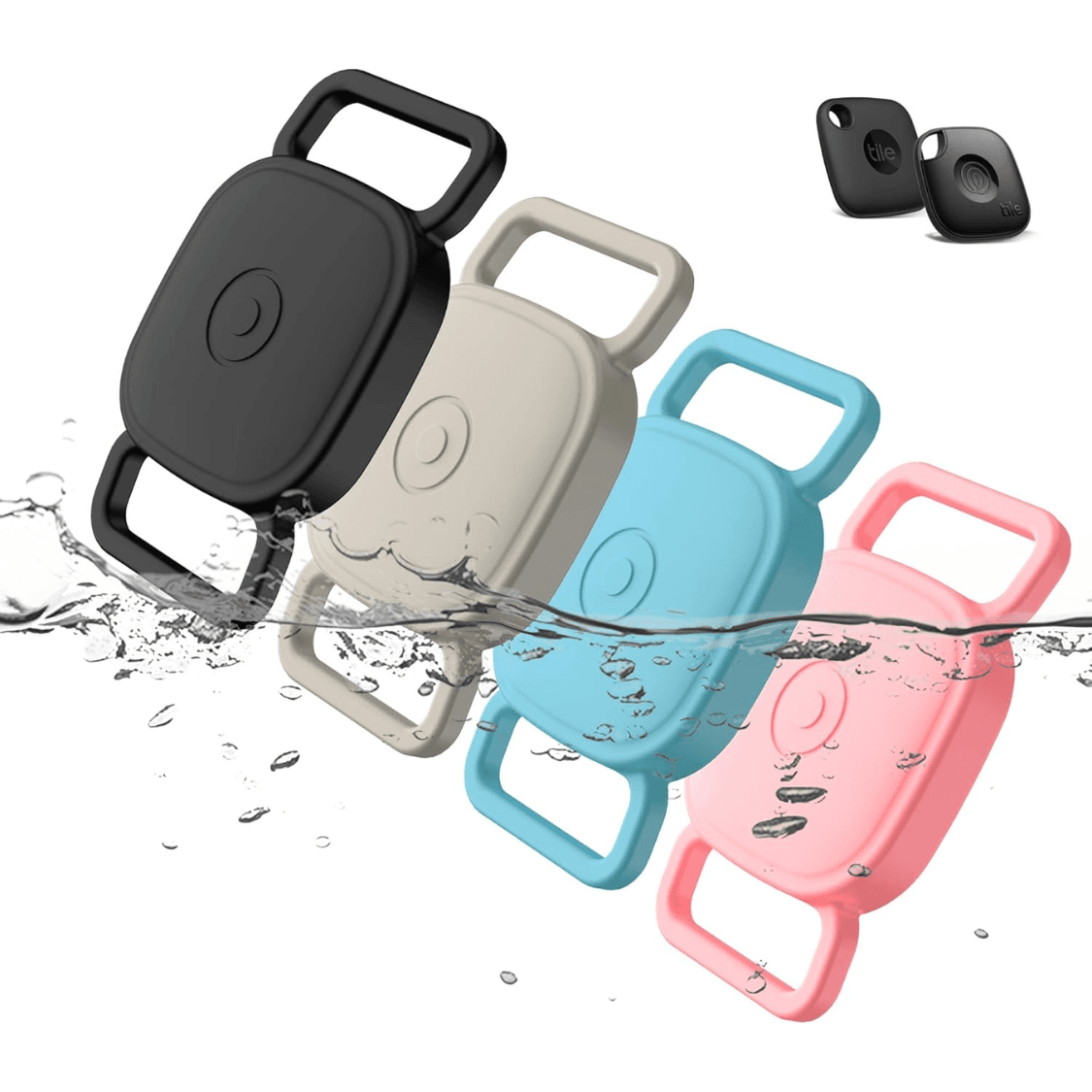 Waterproof Dog Collar Holder for Tile Mate Tracker — Anti-Lost