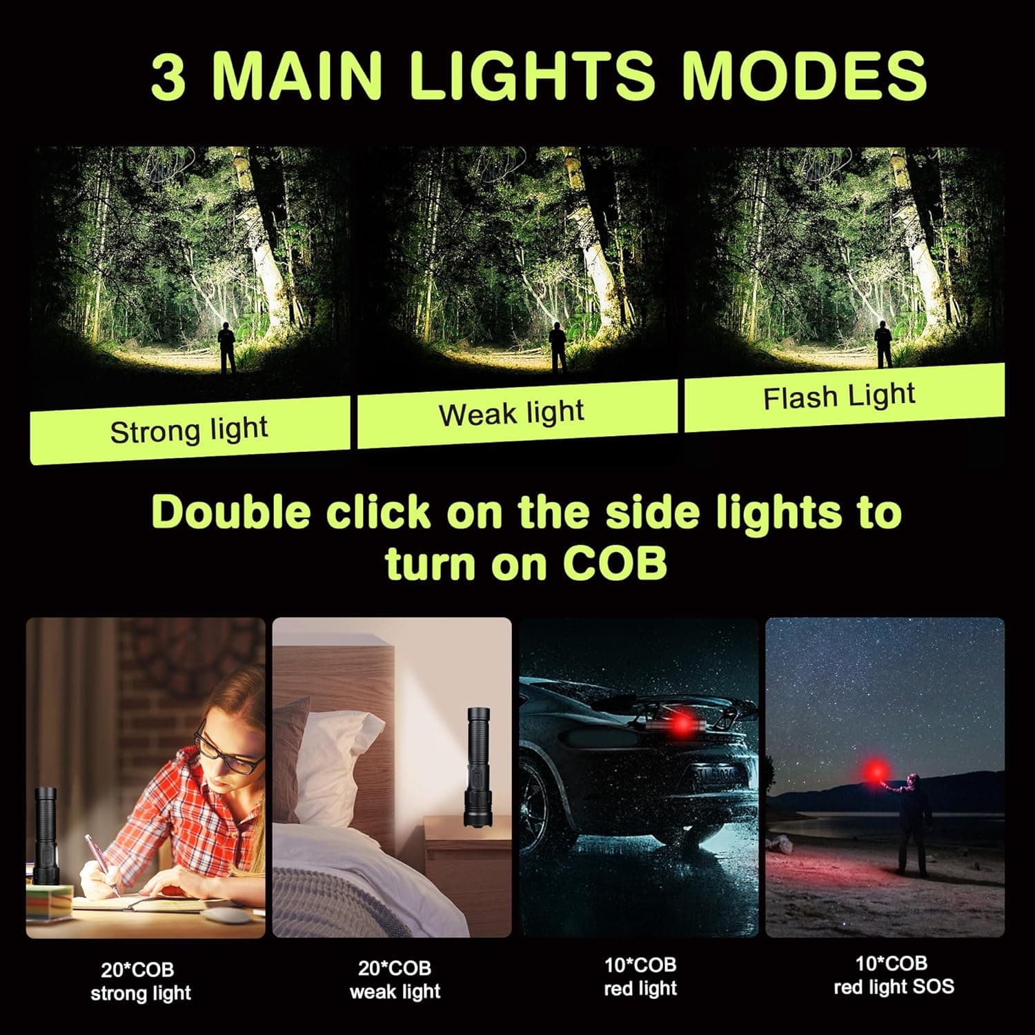 LED Rechargeable Flashlight 4