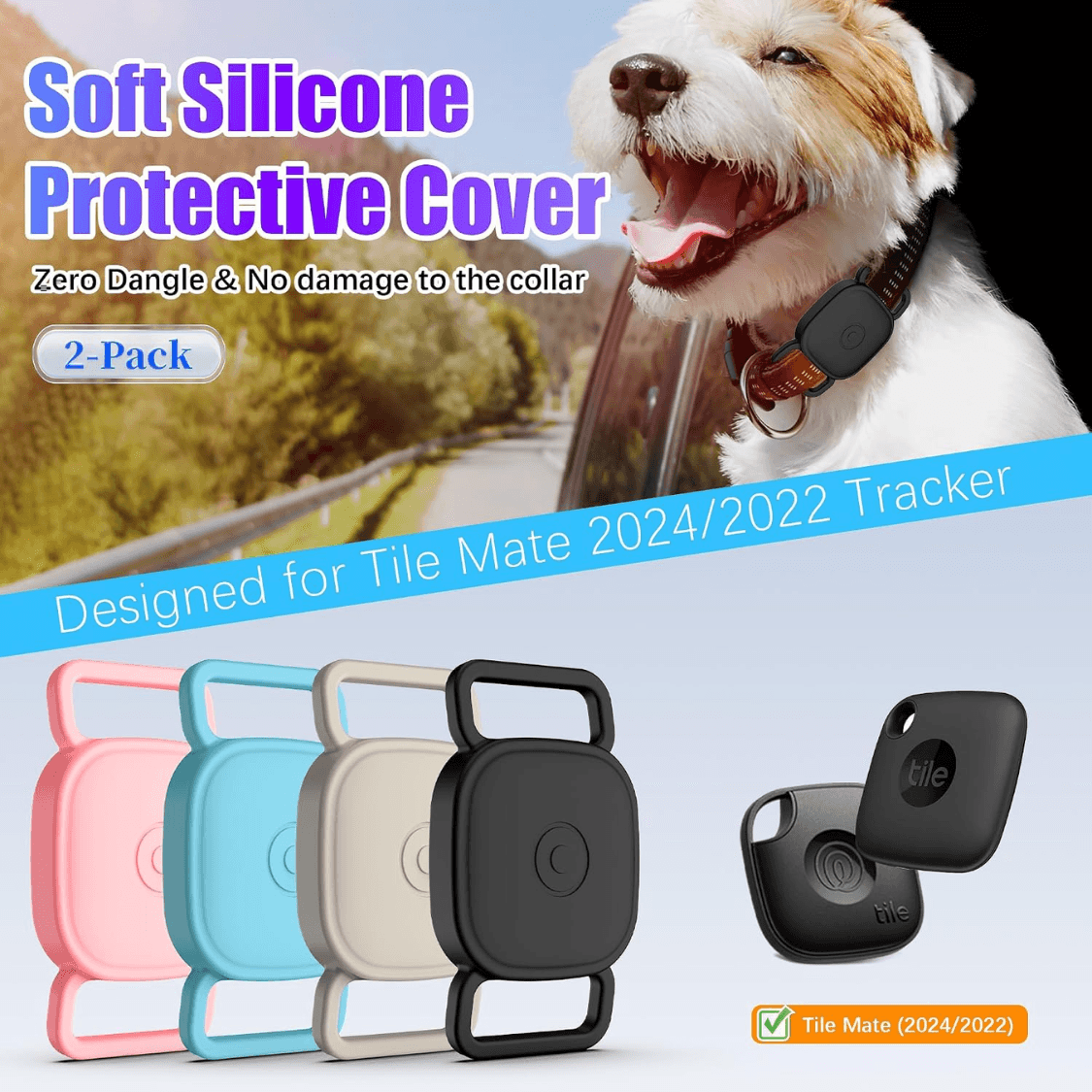 Waterproof Dog Collar Holder for Tile Mate Tracker — Anti-Lost 5