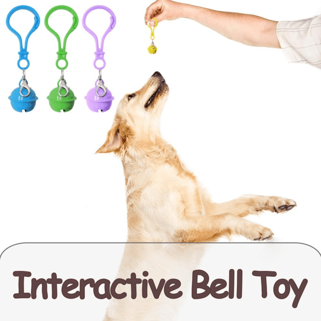 6-Pack Pet Collar Bells — Multi-Color Dog & Cat Charms 5